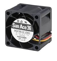 San Ace3628 山洋散热风扇DC12V 3628轴流风机高静压风扇9G