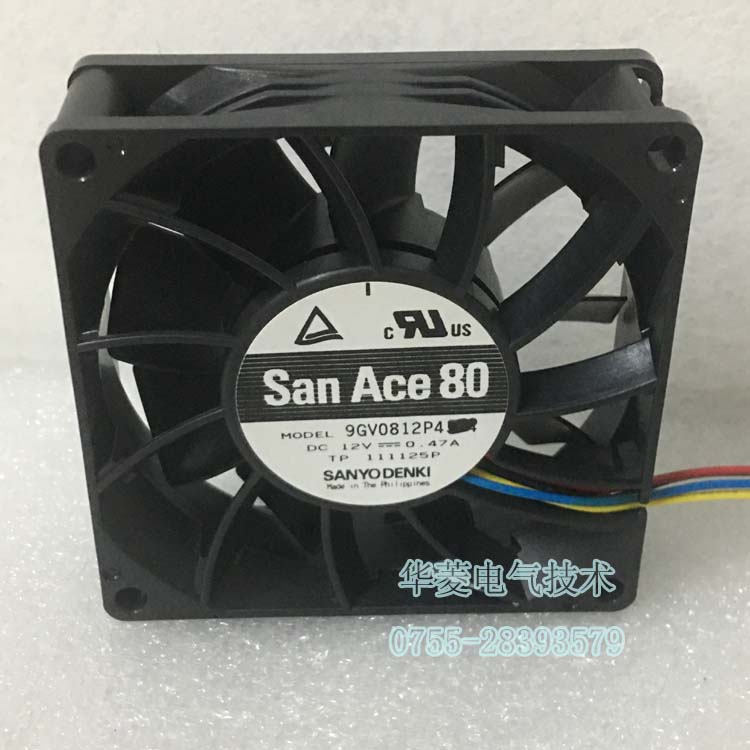 SanAce9GV8025山洋散热风扇 DC12V/ 60.7大风量/0.47