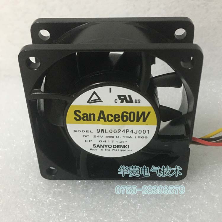 SanAce60WL 山洋散热风扇 6025直流风机DC12V防水长寿命风机9